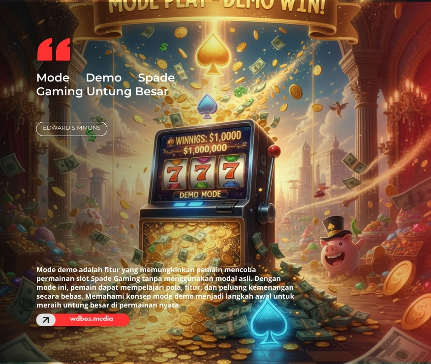 Mode Demo Spade Gaming Untung Besar